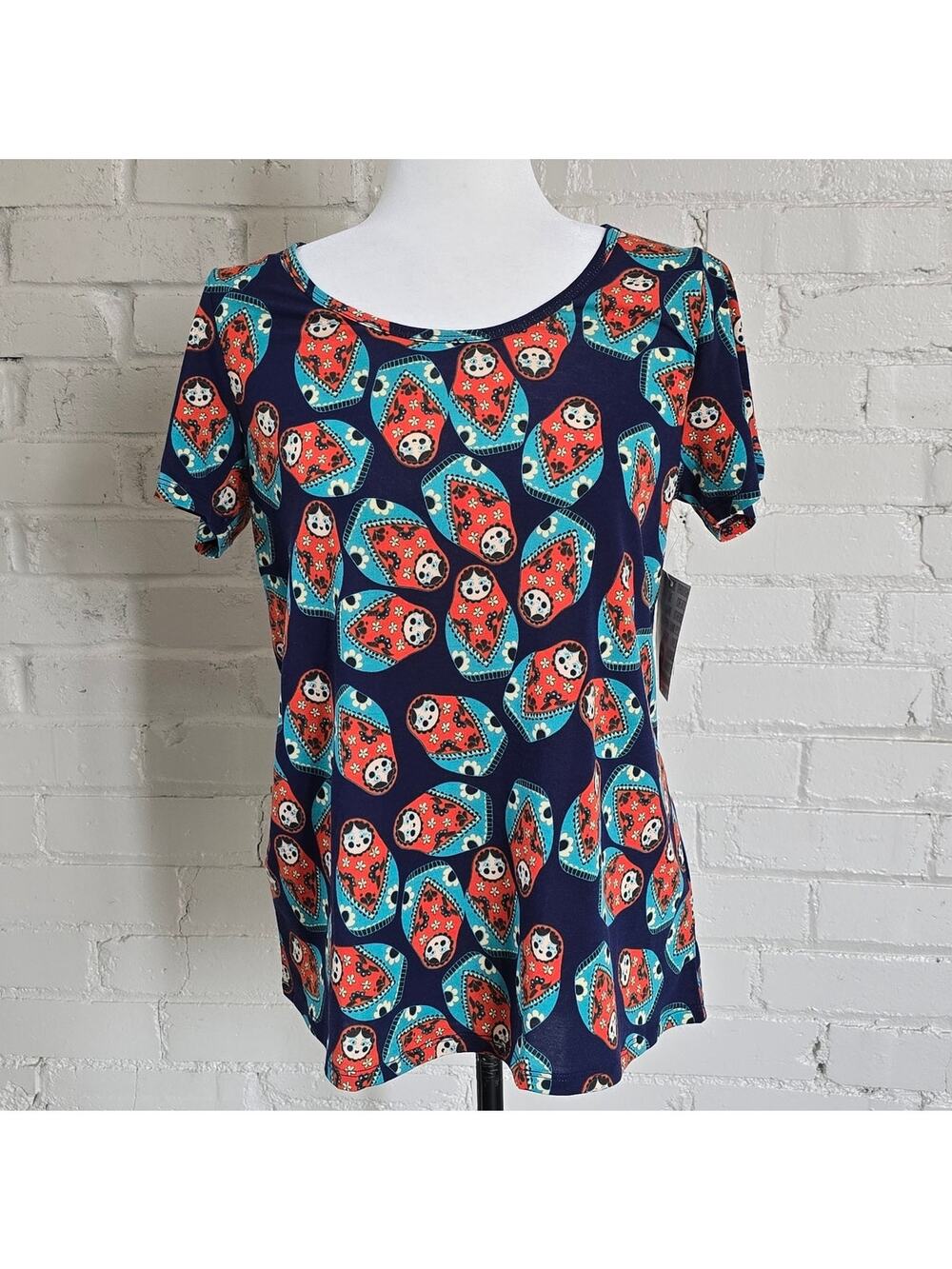 LuLaRoe Classic T Shirt Small S NWT Russian Nesting Doll Matryoshka┃ Casual Wear